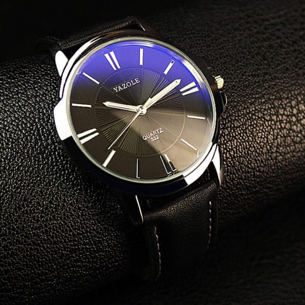 Mens Luxury Brown Leather watch