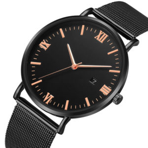 Men's Steel Dial Wrist Watch